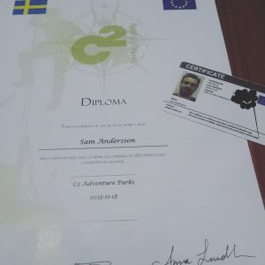 Kursen avslutades självklart med godkänt resultat.